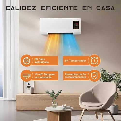 Promocion Abril Solo Hoy 50%OFF Aire Acondicionado 2 en 1 Calor y Frio